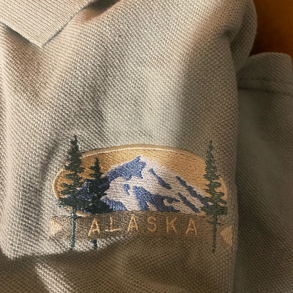 Vintage 90s Alaska Dad Polo